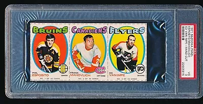1971 Bazooka Panel PHIL ESPOSITO FRANK MAHOVLICH PSA 3 - Only Two Ever Graded • $1900