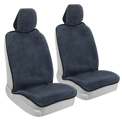 2-Pack Towel Car Seat Cover - Waterproof Front Seat Cover With Black Trim • $31.09