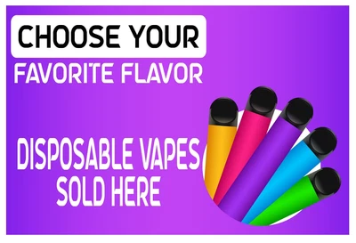 $11.07 • Buy 1 X VAPE SHOP WINDOW SIGN STICKER GRAPHIC DECAL ADVERT 009-1