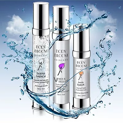 $36.53 • Buy Derma Drench Anti-Wrinkle Face Eye Neck Hyaluronic Acid Vit C & E Matrixyl 3000