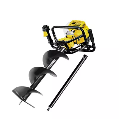 Giantz 92CC Post Hole Digger Petrol Auger Drill Borer Fence Earth Power 300mm • $264.05