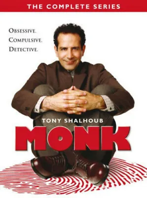 Monk: The Complete Series DVD Set (32 Discs ~ Seasons 1-8) New & Factory Sealed • $32