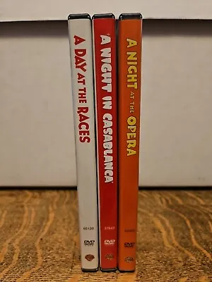 Marx Brothers DVD Lot: A Day At The Races / A Night At The Opera / In Casablanca • $16.99