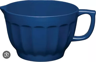 Gourmet Art Latte Heavyduty Melamine Batter Bowl 4.3 Quart  Blue • $29.99