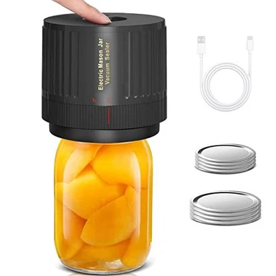 $45.96 • Buy Electric Mason Jar Vacuum Sealer, Cordless Vacuum Sealer Kit For Wide-Mouth &...