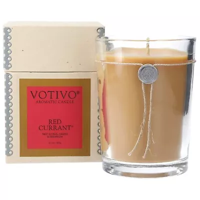 Votivo Red Currant 16.2 Oz Aromatic Large Candle | Soy Wax Blend | Luxury Gla... • $87.08