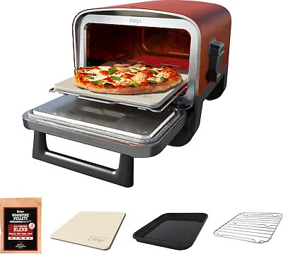 Ninja - Woodfire Pizza Oven 8-in-1 Outdoor Oven 5 Pizza Settings 700°F Sm... • $349.99