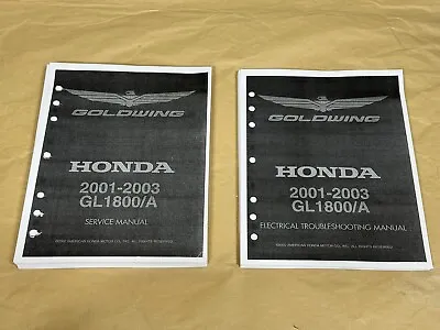 Service Shop Repair & Electrical Manual 01-03 Honda GL1800 Gold Wing 1800 • $39.99