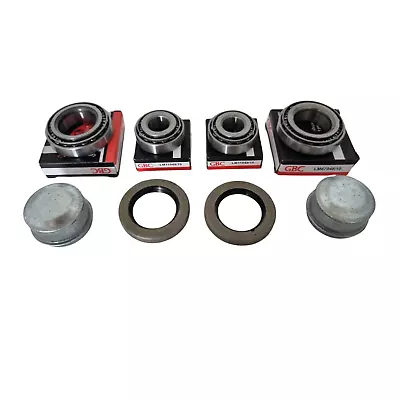 Trailer Wheel Bearing Kits X2 For Holden Axles LM67048 And LM11949 With Dustcaps • $37.99