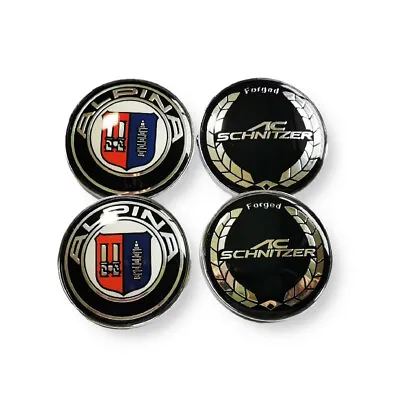 For BMW AC SCHNITZER Alpina M Power 1pcs Front Rear Logo Decorate Badge 82mm • £8.39