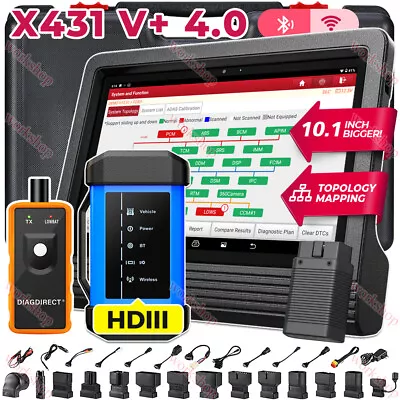 LAUNCH X431 V+ HDIII PRO3S+ HD3 12V&24V Heavy Duty Truck Diagnostic Scanner Tool • $1139