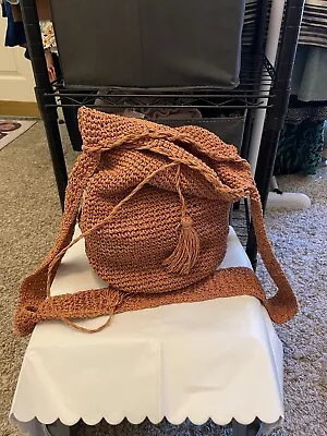 JCrew Bindle Bag Orange  • $9