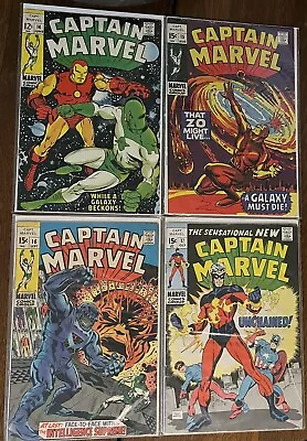 Captain Marvel Lot 14 15 16 17 VG Marvel Silver Age • $22.50