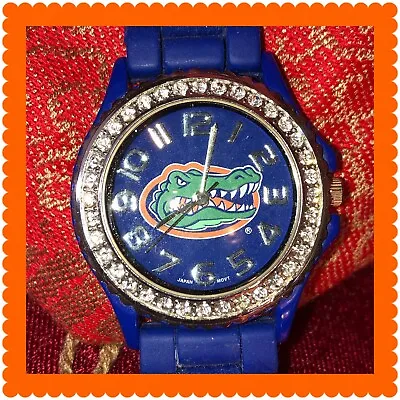 Gators Blue Silicone Watch Unisex Large Face Florida Gators Battery Needed • $25