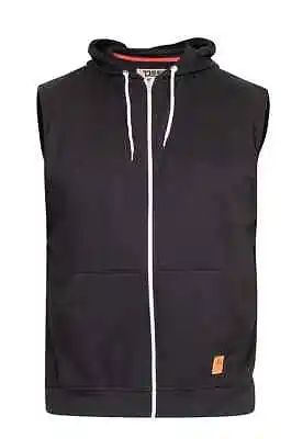 D555 Duke Big Mens Sleeveless Hoodie Black 2xl 3xl 4xl 5xl 6xl 7xl 8xl (ks16651) • $34.19