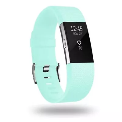 For Fitbit Charge 2 Band Wristband Replacement Silicone Watch Wrist Sports Strap • $8.49