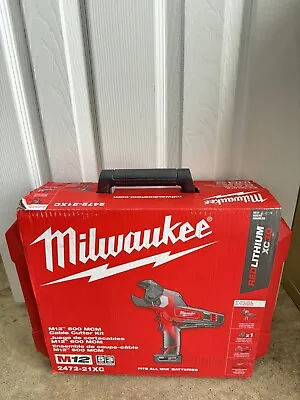 Milwaukee 2472-21XC M12 Cordless 600 MCM Cable Cutter Kit / NEW - SHIPS FAST • $499.99