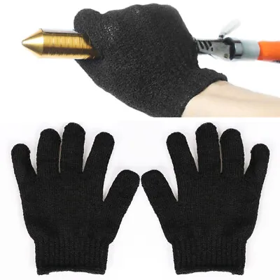 1Pair Heat Resistant Gloves Curling Protective Heat Proof For Hair Straightener • £3.02