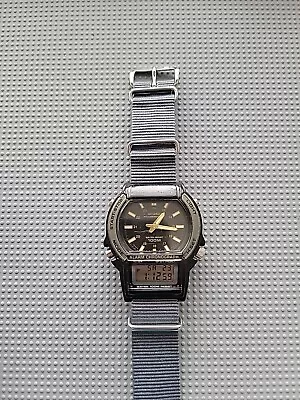 Men's Vintage Casio Illuminator 1750 AW-61  Ana-Dig Watch! Chrono. New Battery  • $24.99