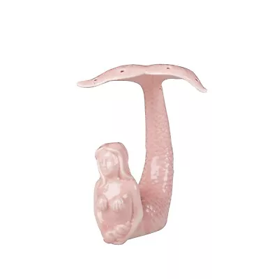 Beachcombers Pink Mermaid Jewelry Display Ceramic 6 Inches • $24.88