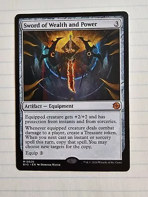 MTG Sword Of Wealth And Power • $5.50