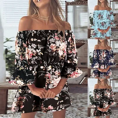 $33.89 • Buy Women Plus Size Lace Dresses Dresses For Women Sleeveless Summer Off Shoulder