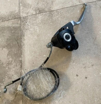 $50 • Buy Harley Davidson Front Brake 9/16 Master Cylinder 45019-08C With Lever And Hose
