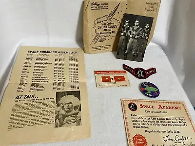 Vintage 1950s Tom Corbett Space Cadet Official Membership Kit Fan Club *Rare* • $250