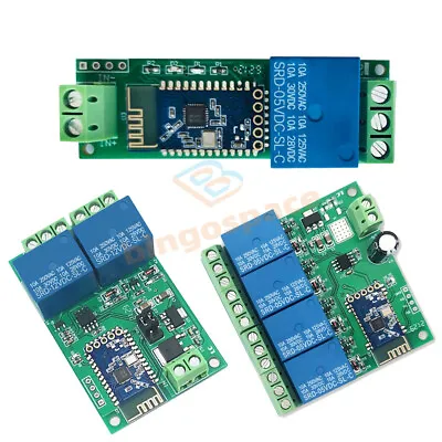 1/2/4Channel Bluetooth Relay Module DC 12V APP Control Switch IoT Smart Home New • $4.99