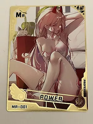 Goddess Story POWER MR MR-01 GOLD METAL ALLOY CARD • $26.99