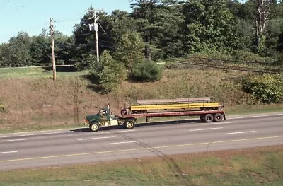 EDAVILLE Railroad Flatbed Truck MA Original 1993 Photo Slide • $3.99