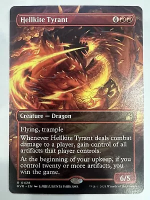 MTG Hellkite Tyrant (Anime Borderless) Ravnica Remastered NM • $3