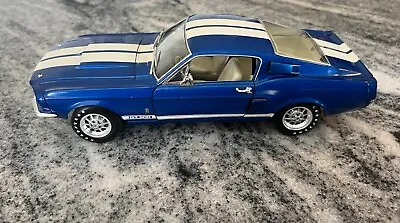 Ertl  '67 Shelby GT500 Mustang-BLUE 1/18 Diecast NICE CAR!! No Box • $31.99