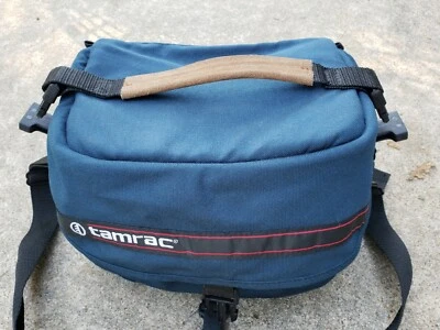 $29.98 • Buy Vintage Shoulder Camera Bag Professional Tamrac Model 603 Blue Excellent