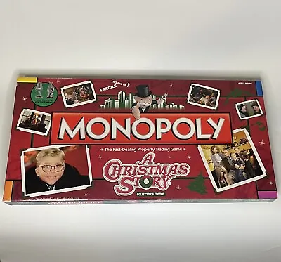 Monopoly A Christmas Story Game Collector's Edition Hasbro 2009 New Open Unused • $48