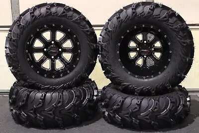 Rancher 420 Sra 27  Mud Lite Ii 14  St-4 M / Blk Atv Tire & Wheel Kit Sra1ca • $1349.88