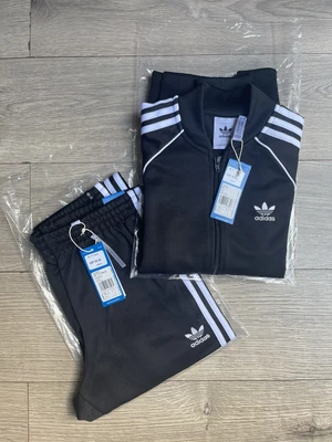 £58.99 • Buy Adidas Originals SST *FULL SET* Black / White Regular Fit Tracksuit Top - SMALL