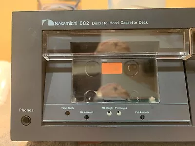 Nakamichi 582 3 Head High End Stereo Cassette Deck For Parts Or Repair • $258.95