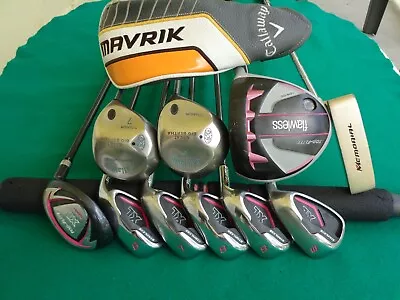 Ladies Callaway Top Flite Irons Driver Woods Hybrid Complete Golf Club Set R.H.* • $459.90