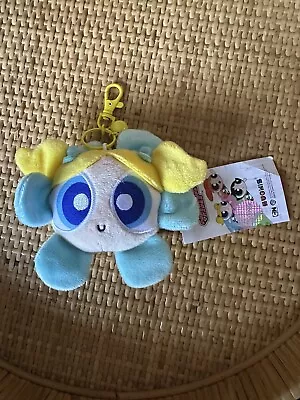 The Powerpuff Girls Flower Design Bubbles Plush Keychain Pendant 4  • $16