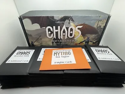 MTG Chaos Draft Booster Box With Mythic Box Topper - 36 Packs - 12 Players • $54.69