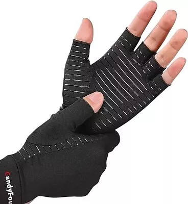 Copper Arthritis Compression Gloves For Women & Men - Arthritis Pain Relief • $12.99