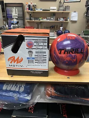 New Motiv Top Thrill Bowling Ball 16lbs • $95