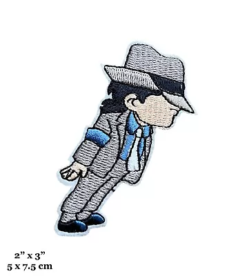 Michael Jackson Moonwalk Dance Move Music Embroidered Iron On Patch • $4.99