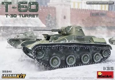 MIN35241 - Miniart 1:35 - T-60 (T-30 Turret) With Interior • £19.38