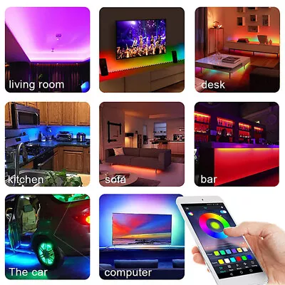 LED Strip Light Controller RGB APP Smart Bluetooth-compatible Music Cont-jo • $2.03