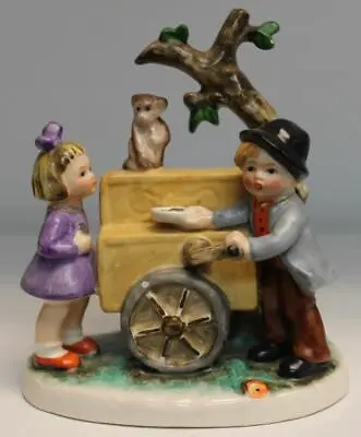 Goebel Kinderland Figurine Organ Grinder And Monkey GF 99 TMK2 Full Bee Repaired • $51.95