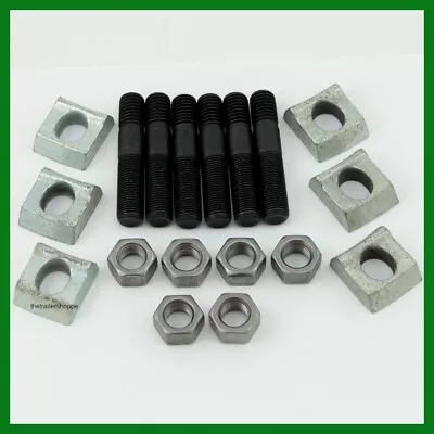Screw-in Stud 9/16  X 3  With Lugnuts & Rim Clamp For Mobile Home Trailers • $53.95