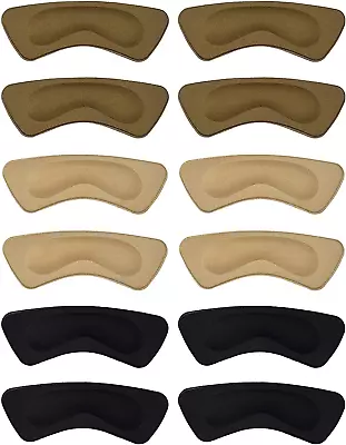 Heel Cushion Pads Heel Shoe Grips Liner Self-Adhesive Shoe 6 Pairs  • $11.99