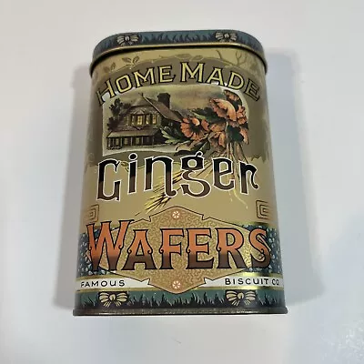 Daher Vintage Tin Made In England Home Made Ginger Wafers • $9.94